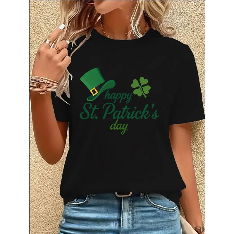 European Size Women's Casual Short-Sleeve T-Shirt - Printed, Loose Round Neck Design, Breathable Medium-Stretch Fabric, Machine Washable