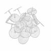100 Pieces Transparent Topper Insert Support Thickened Cake Firmly Holds
