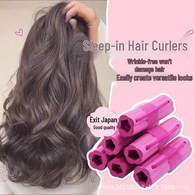 Versatile Hair Styling Sponge Roller: Safe for Wet or Dry Use, Creates Waves Without Damage, Ideal for Dorm Room Curling.
