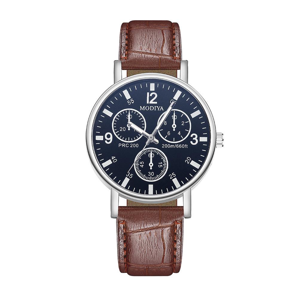 Men's Stylish Quartz Watch: Elegant Design, Leather Strap, Minimalist Appeal