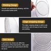 Round Grill Racks Disposable BBQ Roasting Rack New Cooking Net Tool