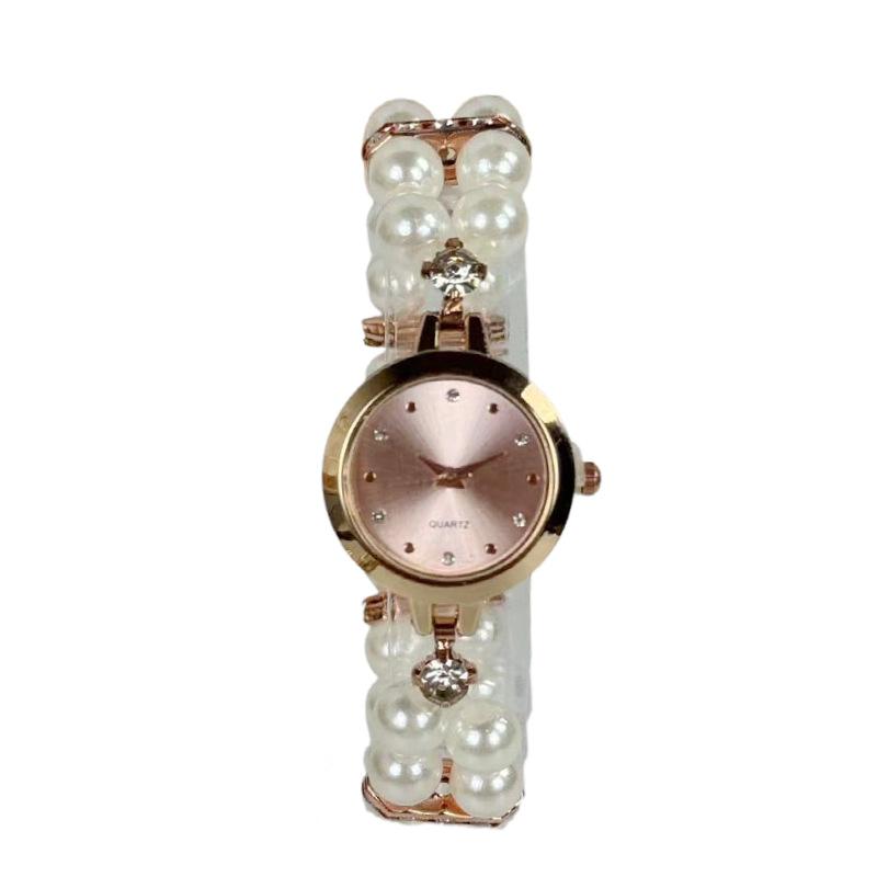 Xianqi Fashion Women's Pearl Bracelet Watch New Elastic Rope Bracelet Personalized Women's Watch