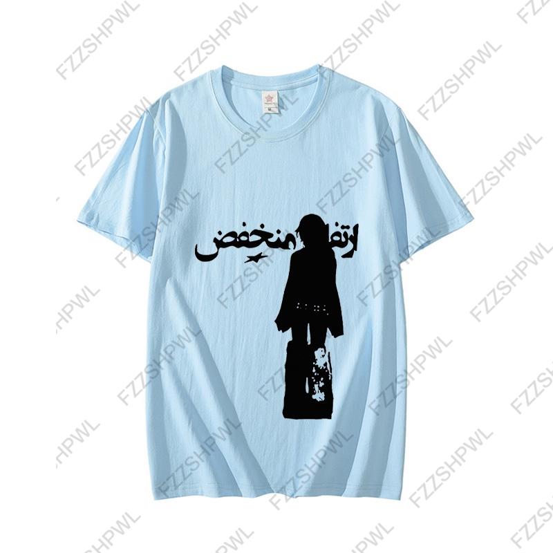 Short Sleeve Top Harajuku Cartoon Graphic Print Casual Hip Hop Unisex Clothes Y2K Cotton Tshirt High Street Loose ONeck Fashion