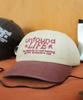 Beollunpeulenjeu Unfound Life Two-Tone Washed Ball Cap Burgundy