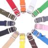 Waterproof Perlon Mesh Watch Band - Colorful, One-Piece Design In Sizes: 14mm, 16mm, 18mm, 20mm, 22mm