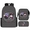 School Bag Student Backpack Cute Girl Lightweight Backpack Large Capacity Three-Piece Backpack