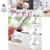 Stainless Steel 360 Rotating Faucet Head With Three Adjustable Modes For Water Saving