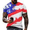 Men Women T-Shirts Star and Stripes Flag Digital Printing Graphic Tees