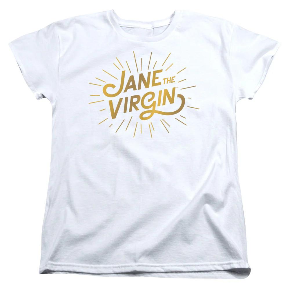 

Jane the Virgin Golden Logo Womens T Shirt White Officially Licensed 4XL