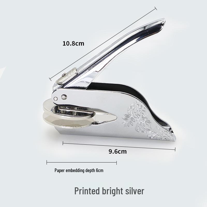 Custom Steel Embossing Pliers for Wedding Logo/Name & Pattern – Raised or Recessed Design Sticker.