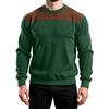 Men's Colorblock Round Neck Long Sleeve Tops Men's Sports Large Size Casual Round Neck Tops