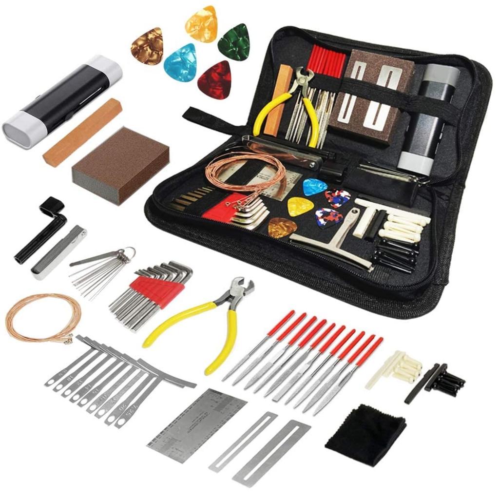 YWHWLX Guitar Maintenance Repair Guitar Repair Guitar Cleaning Care Tool Set for Acoustic Electric Perfect Gift for Music and String Instrument Lovers
