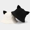 Cappello da Pescatore Protezione Solare Cappello da Sole Carino con Orecchie Cappello alla Moda con Orecchie da Gatto Donna