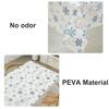 Christmas Tablecloth Disposable Waterproof Snowflake Pattern Table Cover for Festive Holiday Party Decoration