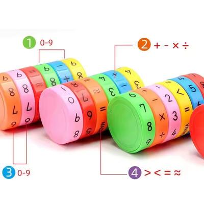 7 Layers 3D Corn Cube Tower Mathematical Wheel Arithmetic Tools Stress Relief Decompression DIY Cylindrical Puzzle Toy