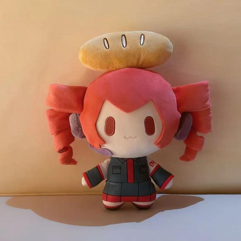 

Anime Game Kasane Teto Cosplay Soft Body Puppet 10CM Plushies Figures Mascot Backpack Pendant Plush Keychain Girl Birthday Gift Plush Doll