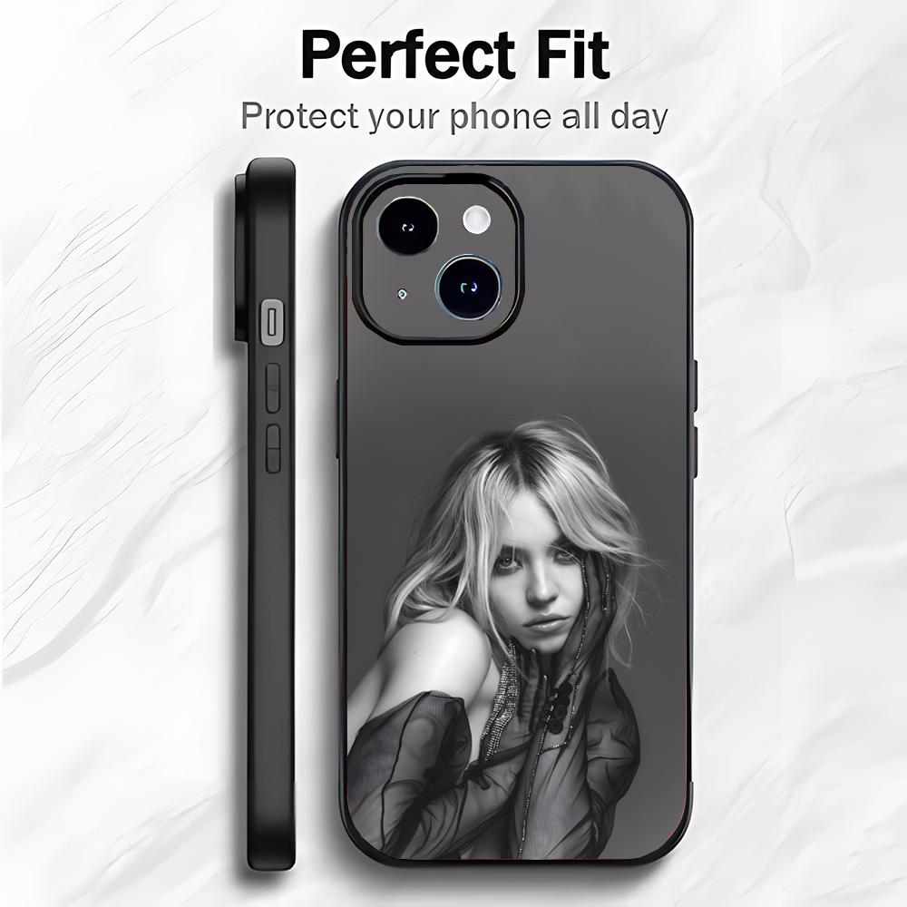 Beautiful American Actress S-Sydney Sweeney Phone Case Phone Case Soft Packaging Lightweight For iPhone17 16 15 14 13ProMax