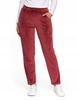 Women's Velvet Pants with High Waist, Straight Leg, Soft MORAJ XL PURPLE