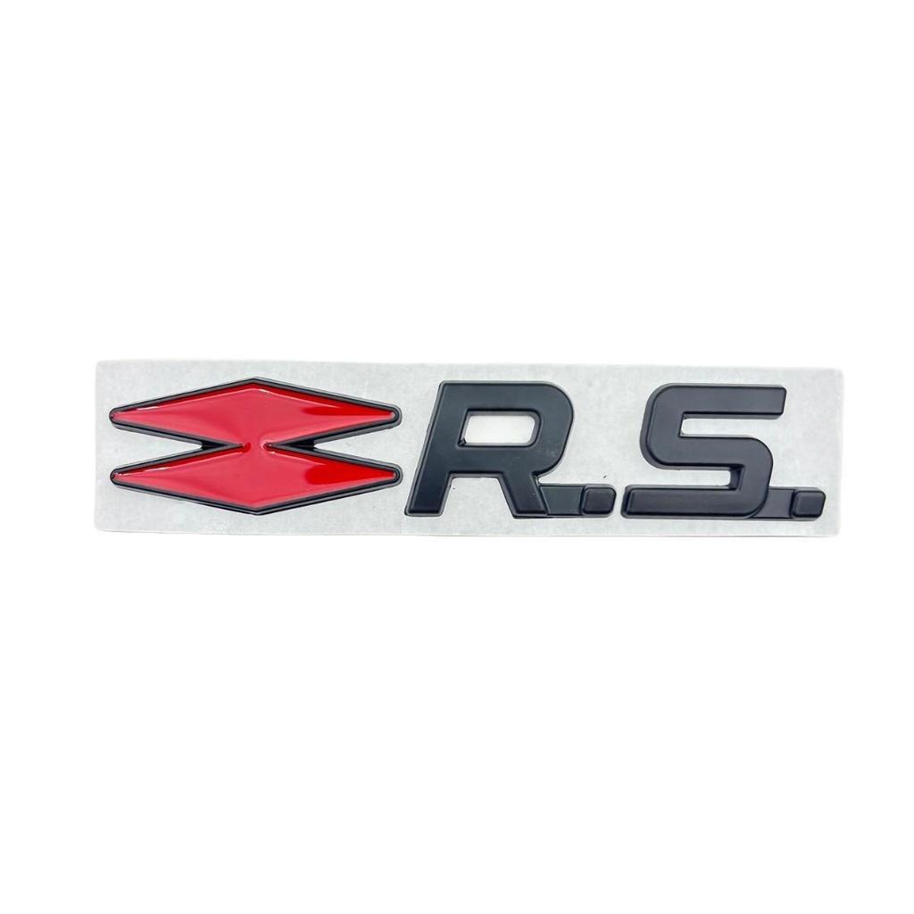RS Car Emblem Sticker for Renault Sport: Clio, Megane, Twingo