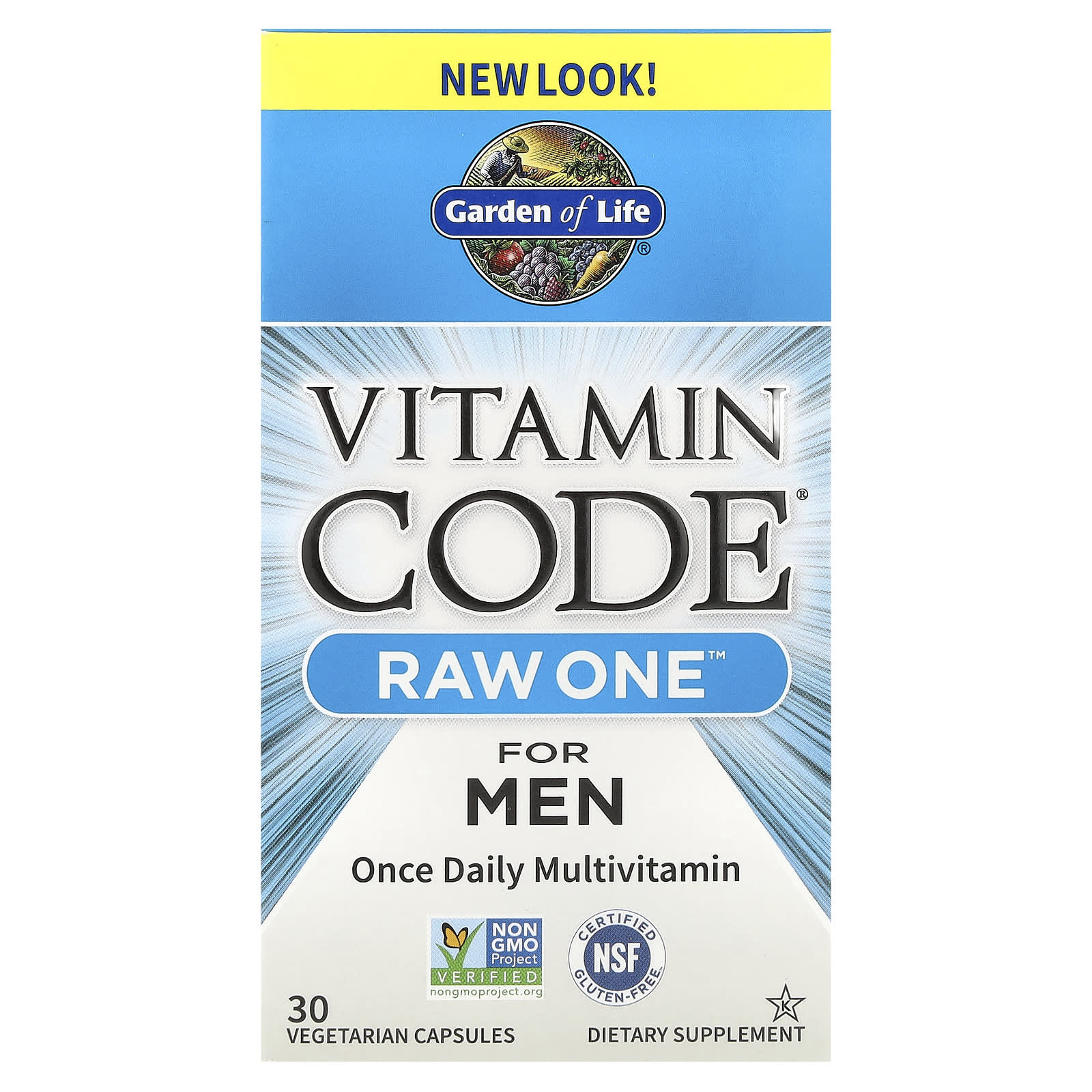 

Vitamin Code®, Raw One™, Men s Multivitamin, Once Daily, 30 Veggie Caps