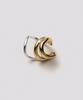 Hustad 244 Combo Earcuff _925 Silver / 14K Gold Combo Earcuff