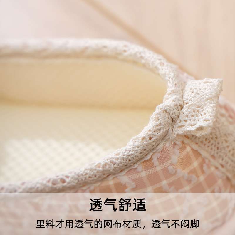 Wochenbett Schuhe Sommer dünne Tasche mit postpartalen schwangeren Frauen Frühling und Herbst weiche Sohle rutschfest 6. Mai atmungsaktiv dicksohlige Mutterschaftspantoffeln