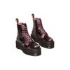 Dr. Martens Leather Comfortable Versatile Thick-Soled Ankle Boots Women ankle boots Black Pink 31413446