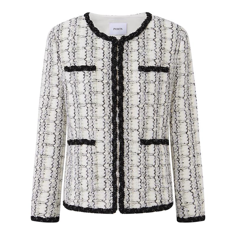 PORTS Women's Stitched Knit Long-Sleeve Cardigan