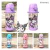 Creative Sanrio 450ml Kids Water Bottle With Straw Hello Kitty Cinnamoroll Kuromi And Melody Styles