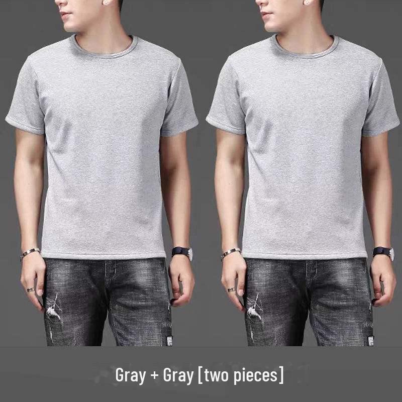 Tricou de fitness de culoare uni pentru bărbați - Disponibil cu mâneci albe, lungi și pe jumătate