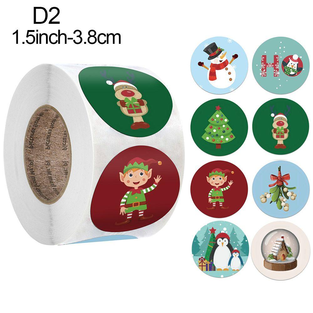 Stickers Envelope Packaging Baking Sign Seal Sticker Adhesive Label Sticky Note Christmas Stickers
