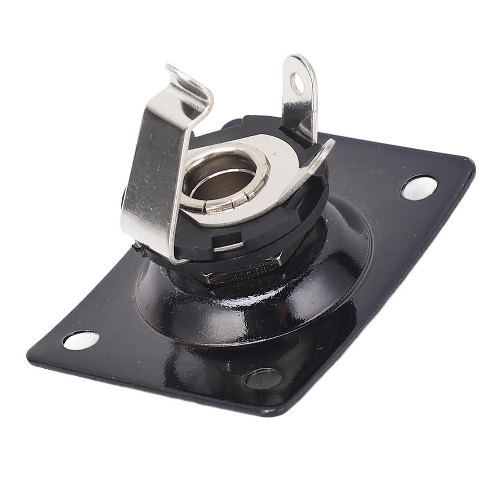Guitar Output Plate Shape Metal Compact Guitar Socket Plate for Telecaster