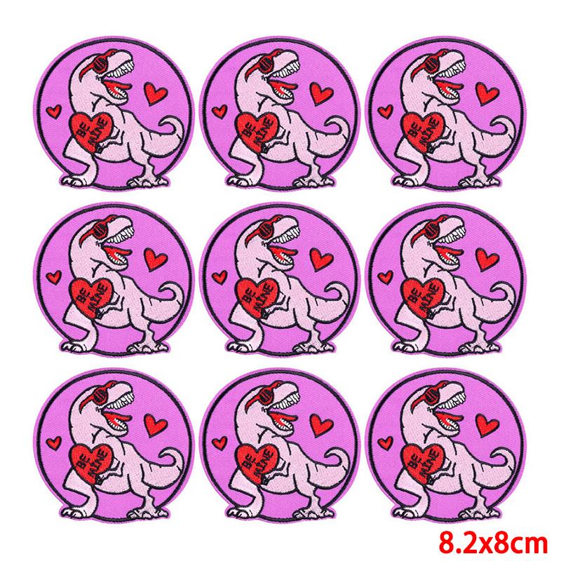 10 unids/lote, venta al por mayor, parche bordado, parches para planchar para ropa, parches para ropa, chaquetas, apliques de decoración, suministros para coser