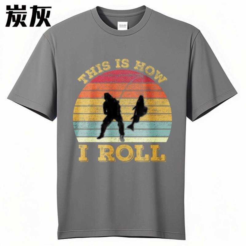 Breathable Tee Travel For her Oneck tshirt Fashion This Is How I Roll Fishing Sunset Boys tees Essential Tee Classic Tshirt