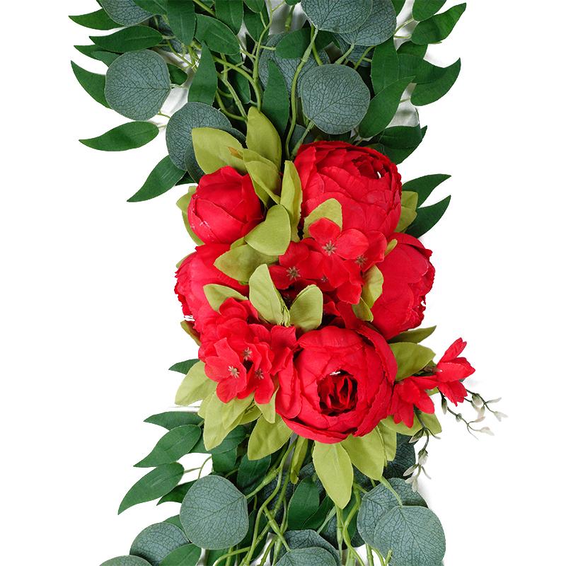 Artificial Flowers Diy Wedding Peony Welcome Flower Sign Decor Arch Door Lintel Flower Home Decor Table Flower Wedding Supplies