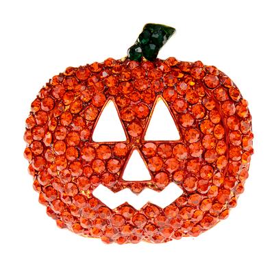 Nuove Spille Zucca Grande con Strass Spilla di Halloween Faccia di Fantasma Gioielli Accessori per Feste Alta Qualità Nuovo