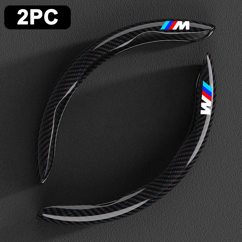 2pcs Car Steering Wheel Cover Non-Slip Protector Case For BMW 50th Anniversary M 3 4 5 7Series X1 X3 X4 X5 X6 X7 F10 F30 E46 E60