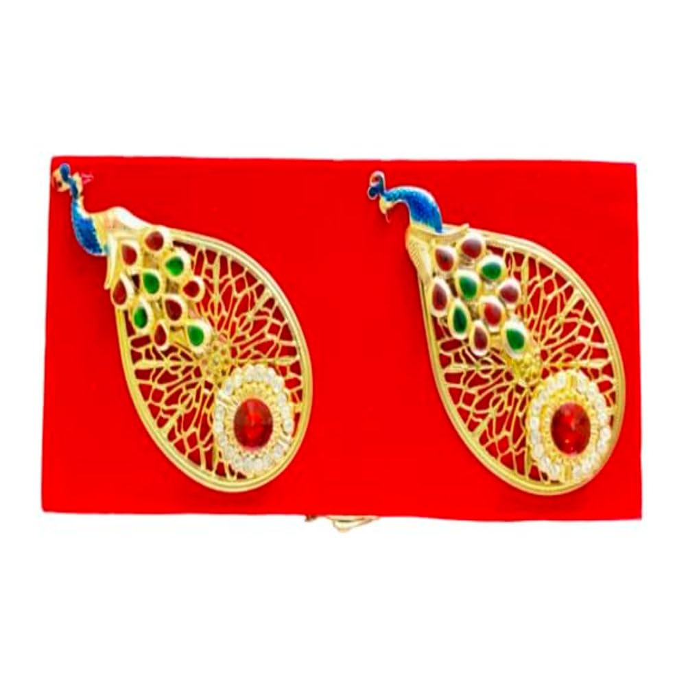 Decorative Wodden Shagun Cash and Jewellery Box for Wedding and Festive Gifting, Brown, 19 X 9 X 4 Centimeters