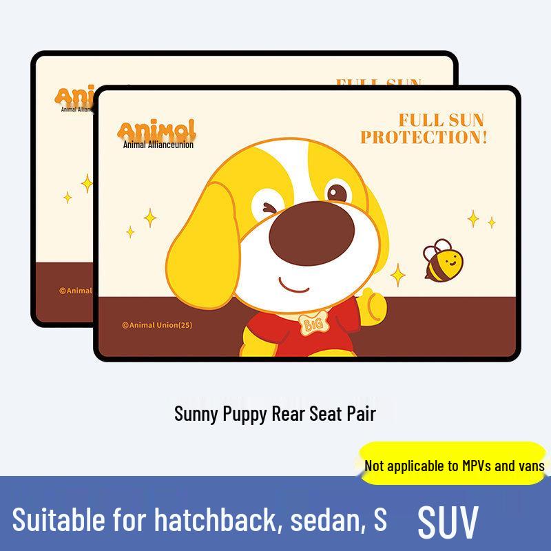 Car Side Window Privacy & Sunshade with Magnetic Heat Insulation