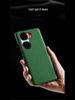 iQOO Neo9 & Neo9 Pro Genuine Leather Cowhide Lychee Pattern Half-Cover Case