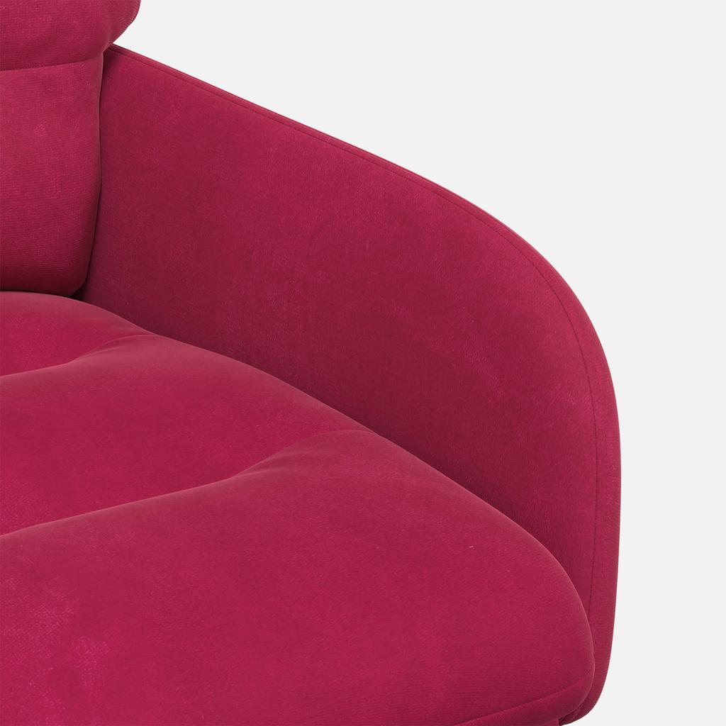 Dining Chairs 2 Pcs Velvet Wine Red 59 X 59.5 X 90 Cm