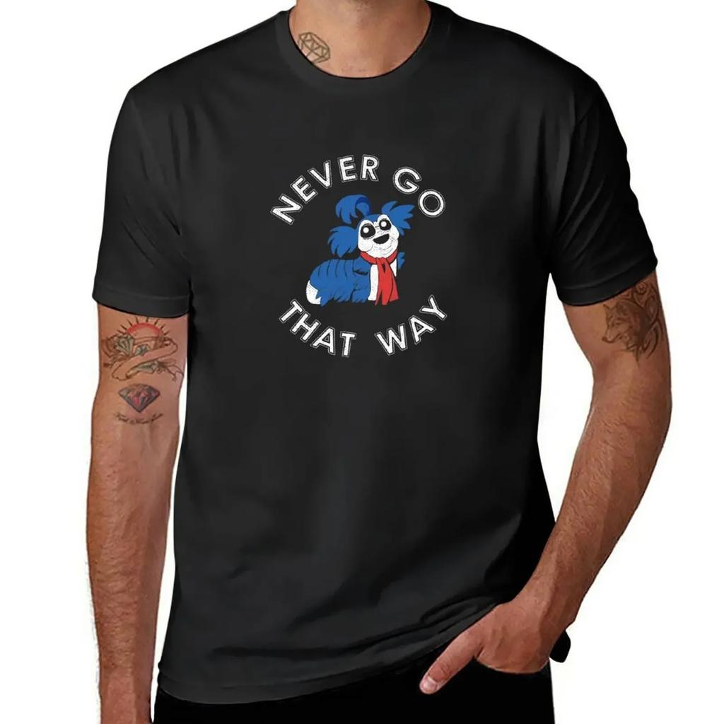 Never Go That Way T-Shirt funnys animal prinfor boys tops clothes for men
