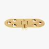 Zinc Alloy 180° Flip-Up Folding Hinge for Invisible Half-Round Countertop or Dining Table Cabinet.