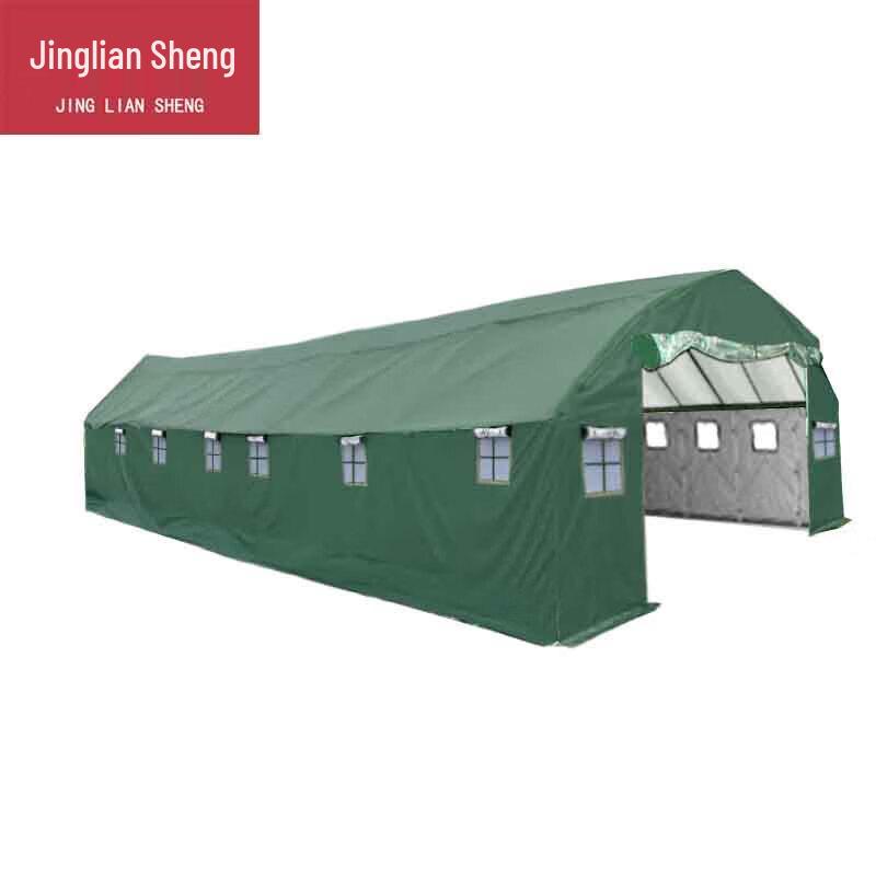 JingLianSheng Cotton-Padded Arch Car Repair Tent 12x8x5m
