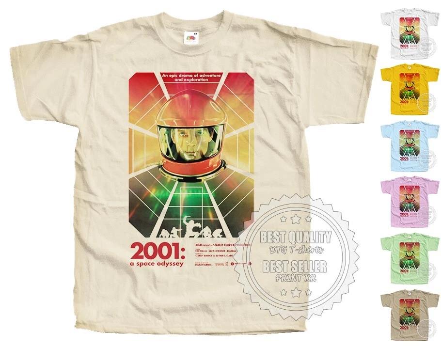 

2001 A Space Odyssey v2 T SHIRT Movie Poster Colors Natural All Sizes S to 5XL 4XL