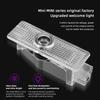 2Pcs Car Door LED Welcome Light Projector Accessories For MINI JCW Cabrio Cooper Countryman Aceman Clubman Coupe Roadste Hub Cap