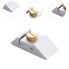 Hand Sanding Block Aluminum Alloy Lightweight Comfortable Grip Practical Sand Paper Holder for