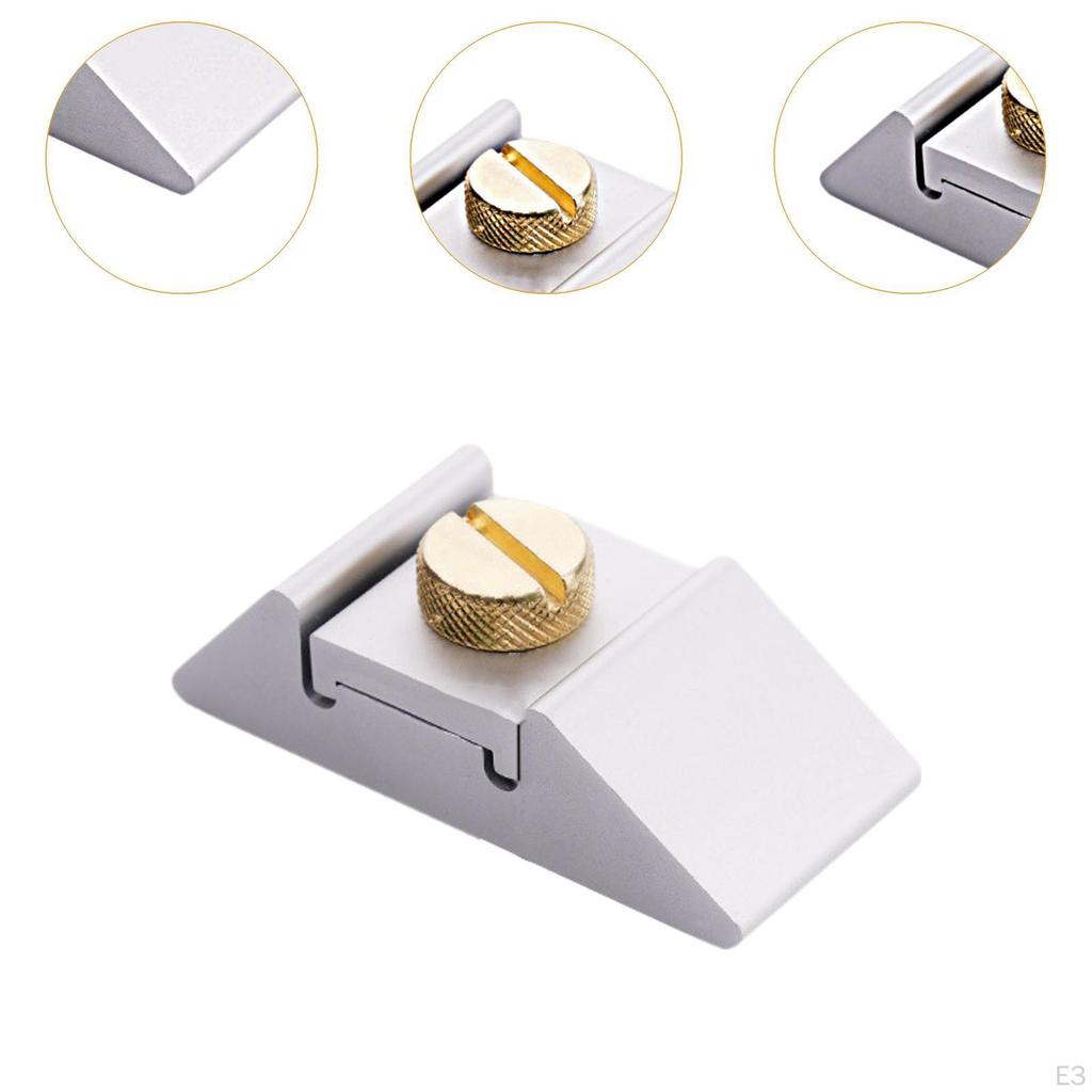 Hand Sanding Block Aluminum Alloy Lightweight Comfortable Grip Practical Sand Paper Holder for