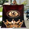 1pc Blanket - Chelsea FC logo Print Design, Lightweight Blanket for Sofa, Bed- Soft &Warm, Gift for All Seasons