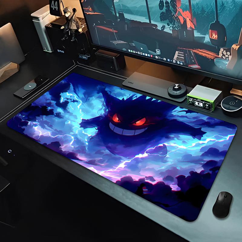 Colorful Mouse Pad Anime Gengar Oversized Gamer Extended Desk Mat Notbook Keyboard Pad Gaming Wearresistant Mousepad